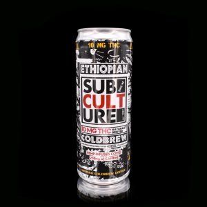 10mg THC Black Cold Brew Coffee — Single Can